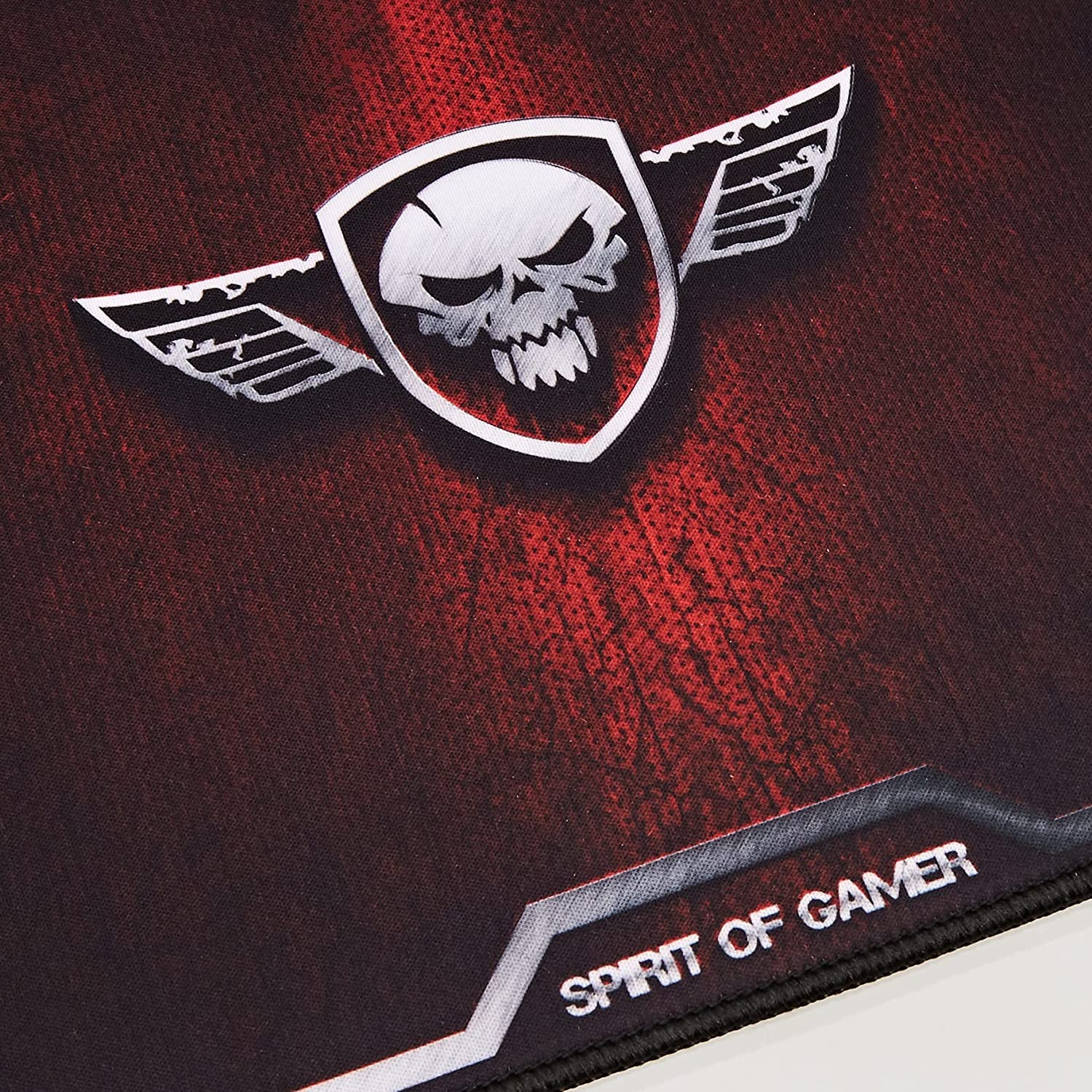 Spirit of Gamer Smokey Skull Rouge Tapis de souris pour gamer