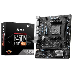 CARTE MERE AMD SOCKET AM4 CHIPSET B450 MSI B450M-A PRO- MAX II DDR4