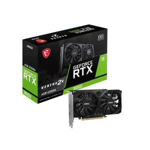 CARTE GRAPHIQUE NVIDIA RTX 3050 MSI VENTUS 2X 6GB DDR6 OC