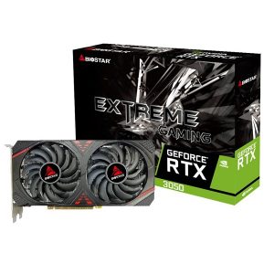 CARTE GRAPHIQUE NVIDIA RTX 3050 BIOSTAR 6GB 128BIT GDDR6 3DP/1HDMI EXTREME GAMING